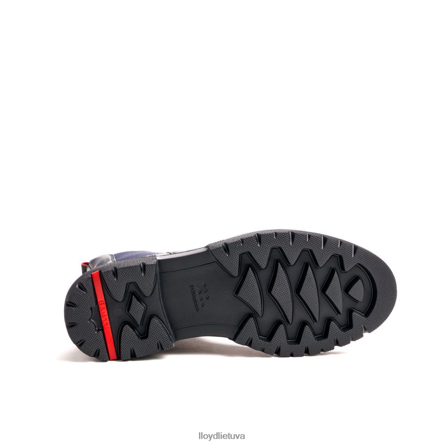 LLOYD Lengvo pado lygios odinės kulkšnies batai moterys avalynė mėlyna VF40PZ912