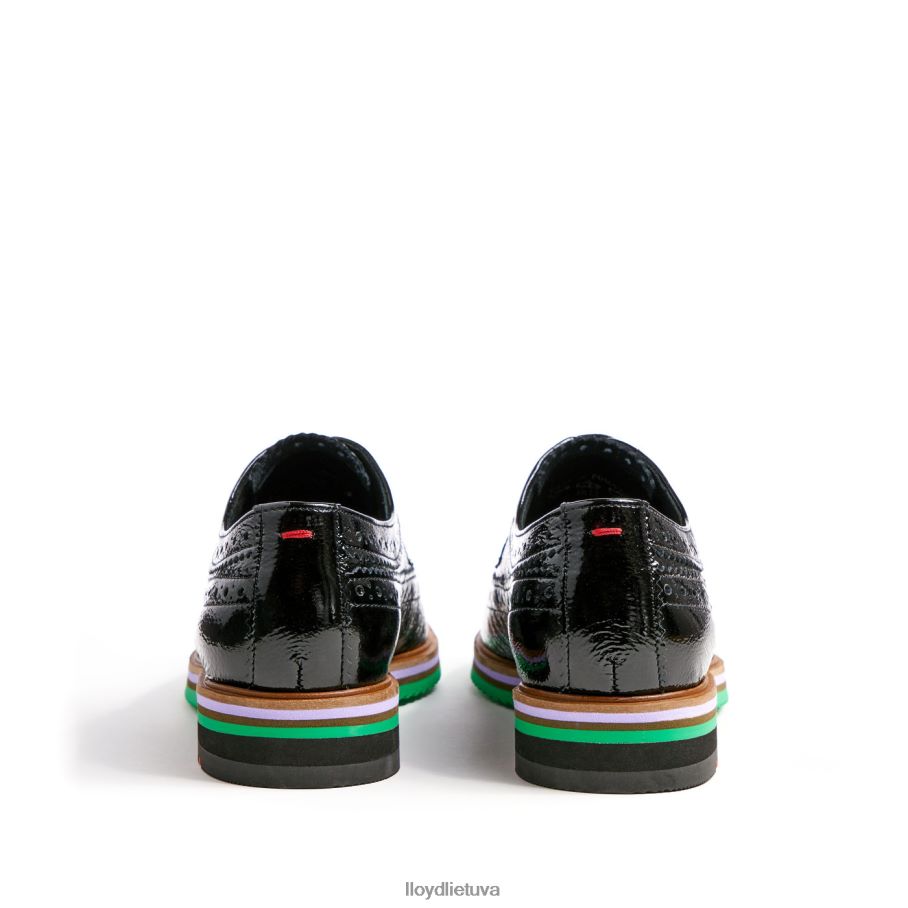 LLOYD Rogh odos nėriniuoti pusbačiai moterys avalynė juodas VF40PZ1068