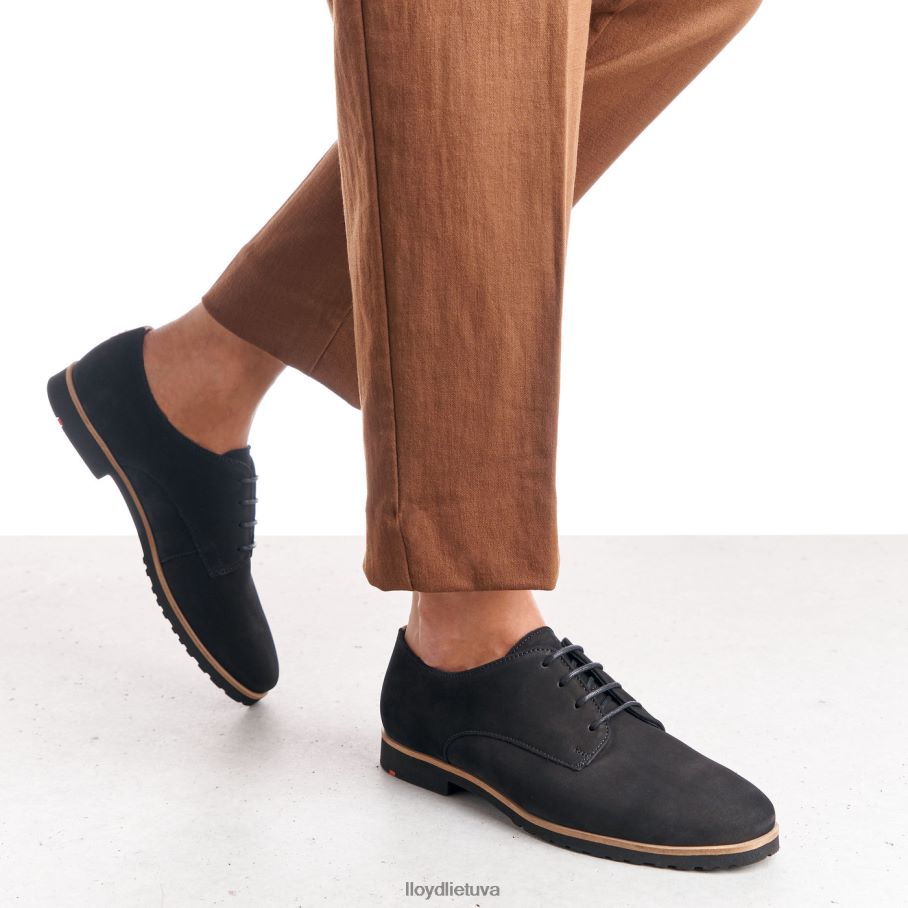 LLOYD Rogh odos nėriniuoti pusbačiai moterys avalynė juodas VF40PZ1071