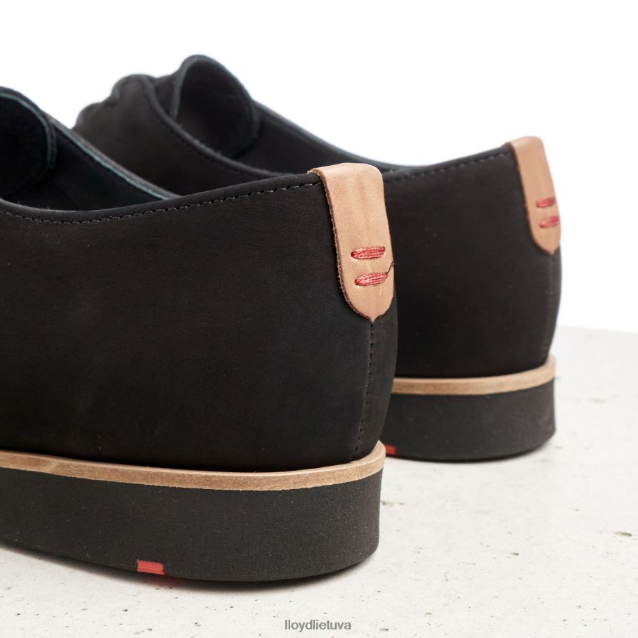 LLOYD Rogh odos nėriniuoti pusbačiai moterys avalynė juodas VF40PZ1071