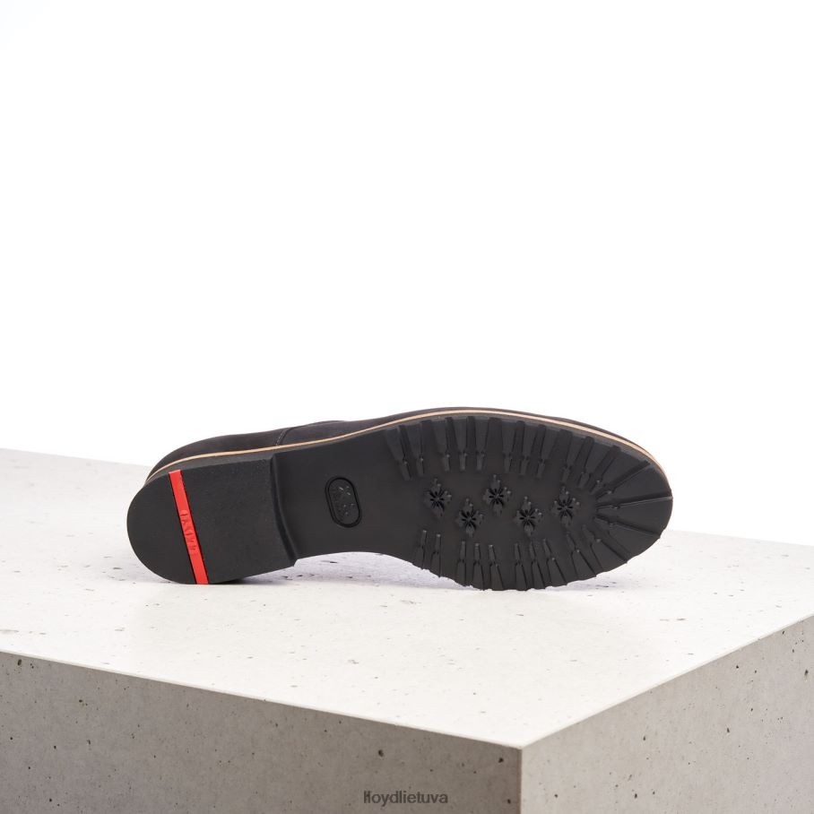 LLOYD Rogh odos nėriniuoti pusbačiai moterys avalynė juodas VF40PZ1071