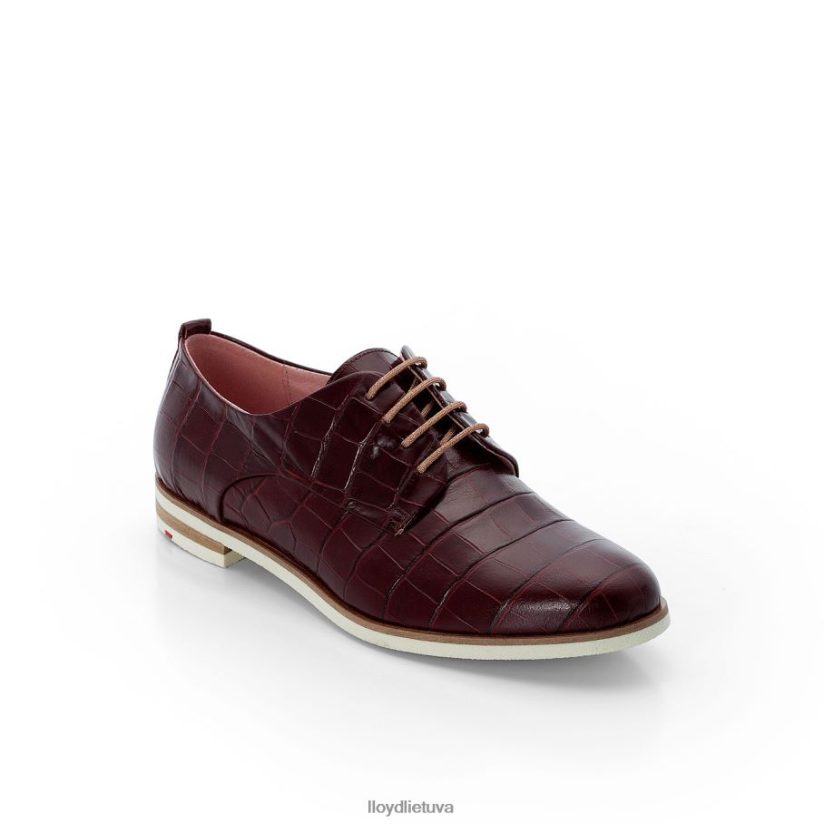 LLOYD Rogh odos nėriniuoti pusbačiai moterys avalynė raudona VF40PZ1092