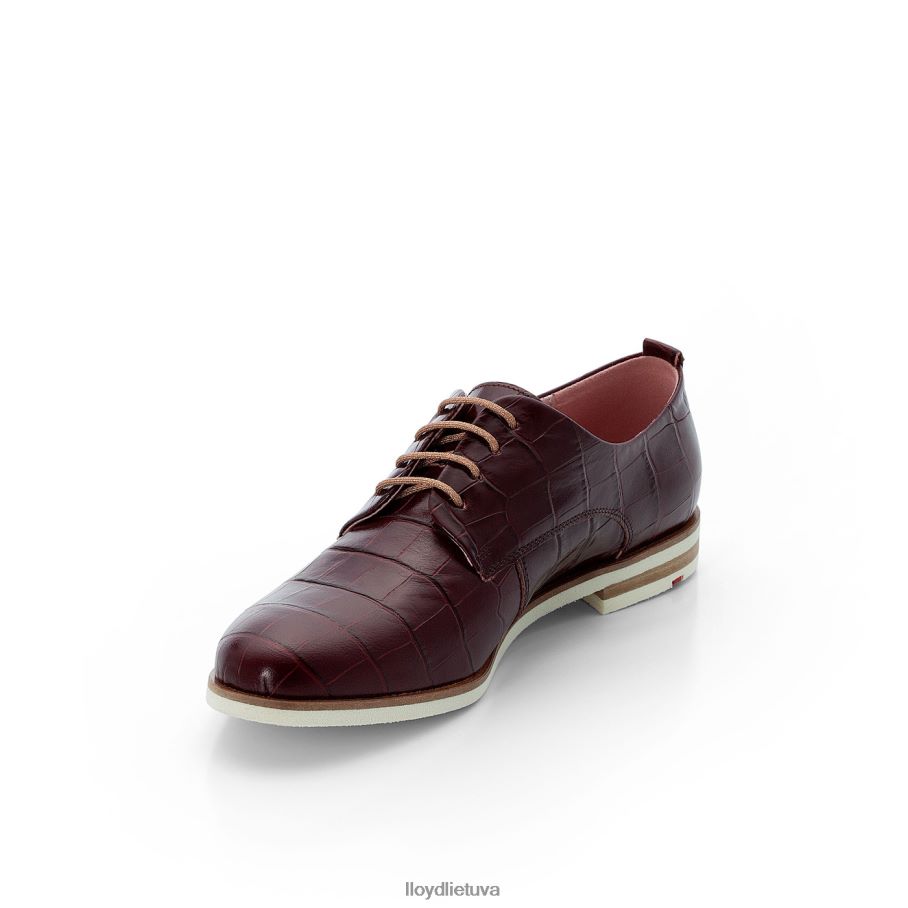 LLOYD Rogh odos nėriniuoti pusbačiai moterys avalynė raudona VF40PZ1092