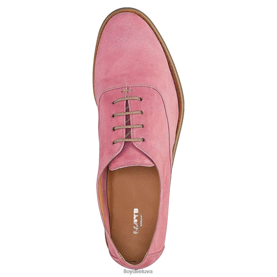 LLOYD Rogh odos nėriniuoti pusbačiai moterys avalynė raudona VF40PZ1183