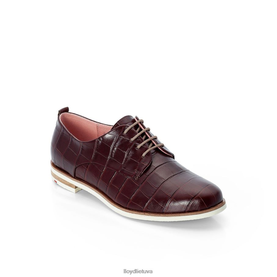 LLOYD Rogh odos nėriniuoti pusbačiai moterys avalynė rudas VF40PZ1091