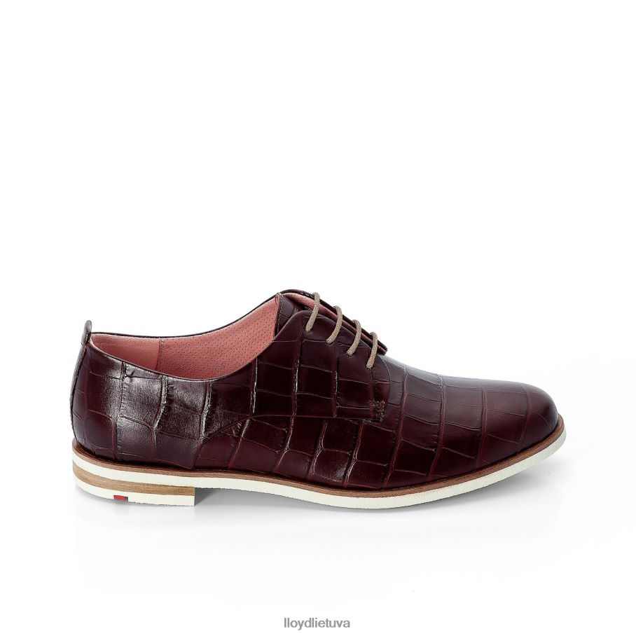 LLOYD Rogh odos nėriniuoti pusbačiai moterys avalynė rudas VF40PZ1091