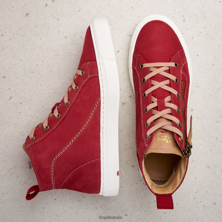 LLOYD aukšti sportbačiai moterys avalynė raudona VF40PZ860