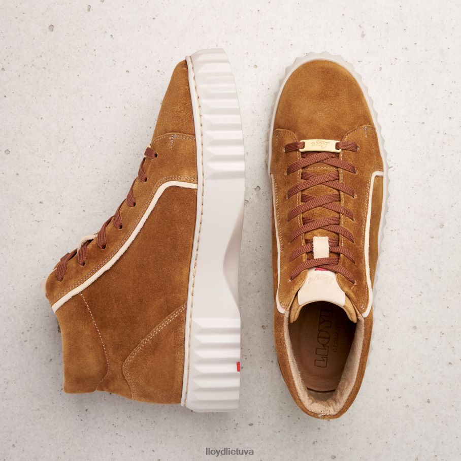 LLOYD aukšti sportbačiai moterys avalynė rudas VF40PZ771