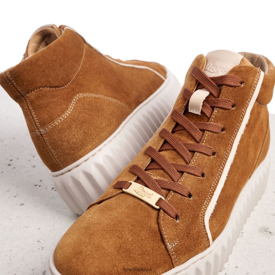 LLOYD aukšti sportbačiai moterys avalynė rudas VF40PZ771