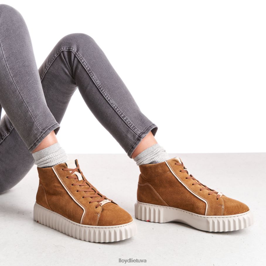 LLOYD aukšti sportbačiai moterys avalynė rudas VF40PZ777