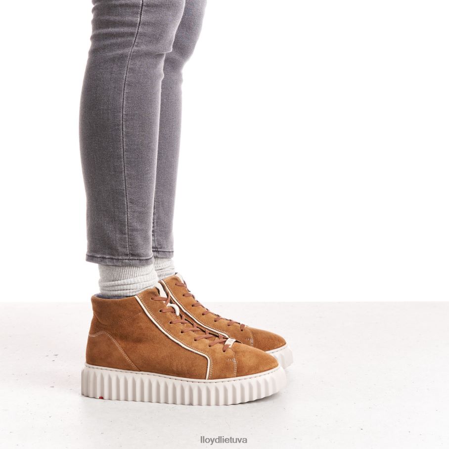 LLOYD aukšti sportbačiai moterys avalynė rudas VF40PZ777