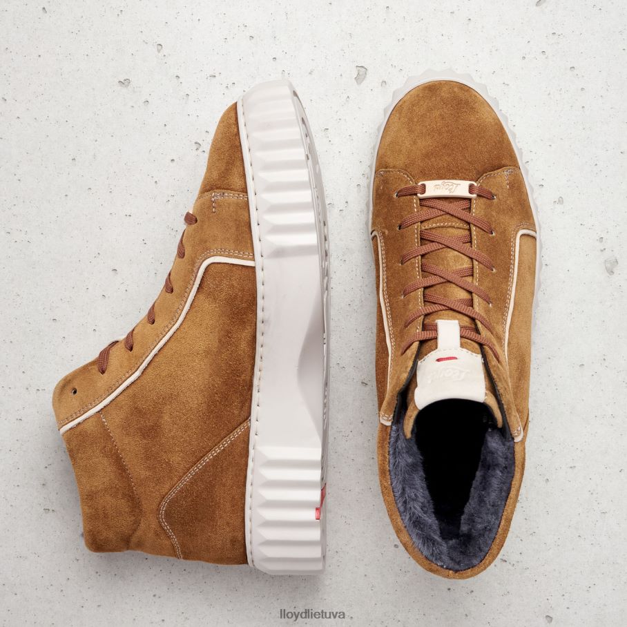 LLOYD aukšti sportbačiai moterys avalynė rudas VF40PZ777