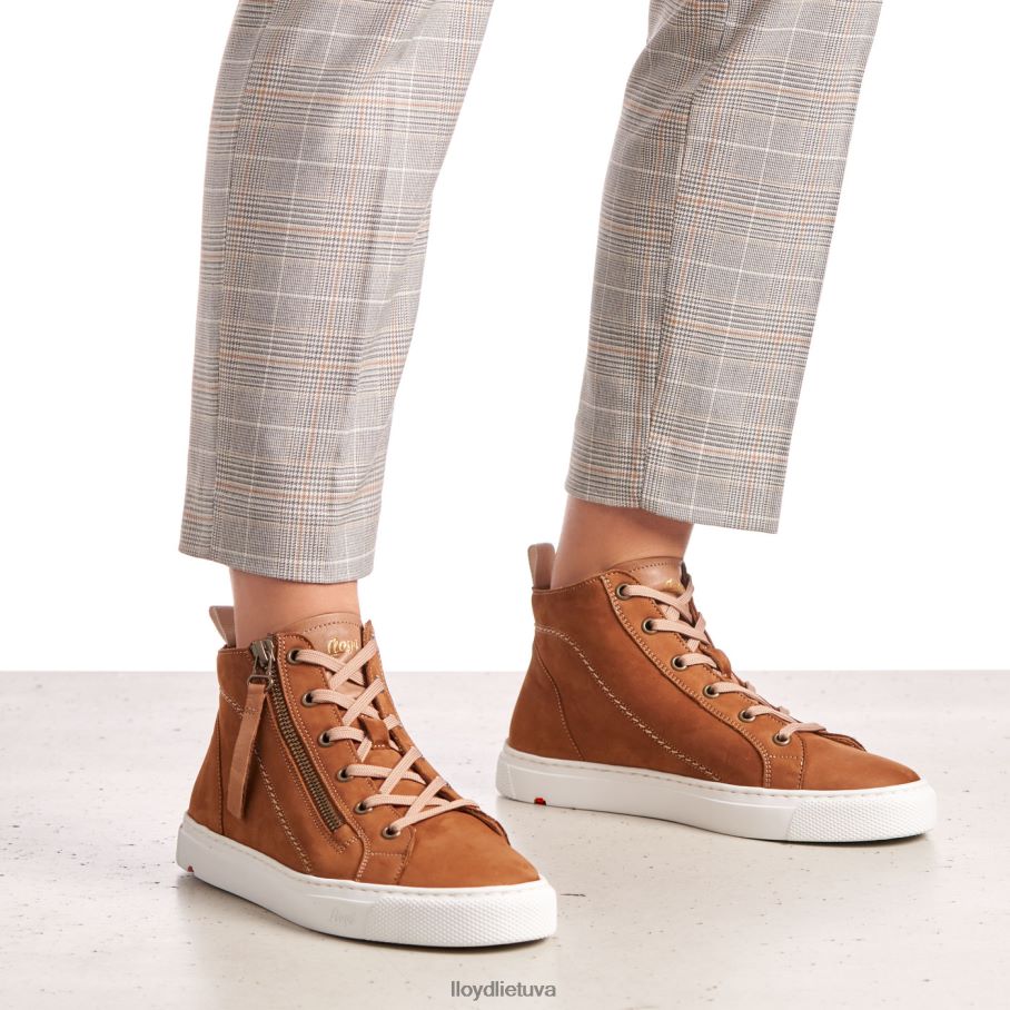 LLOYD aukšti sportbačiai moterys avalynė rudas VF40PZ859