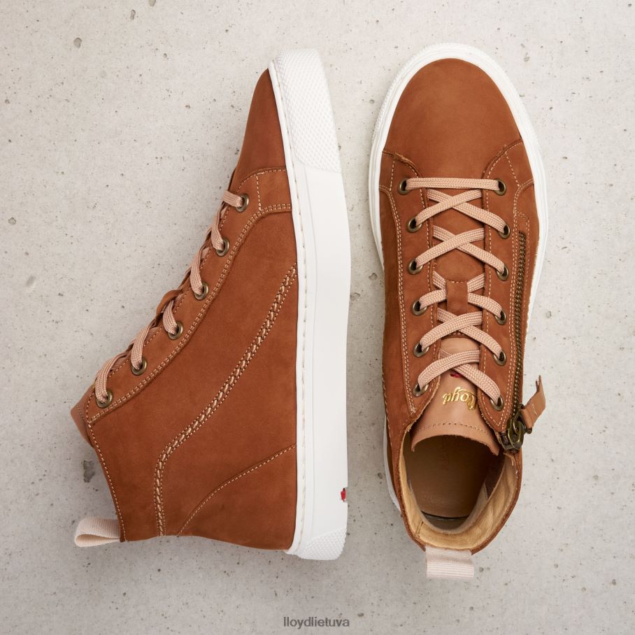 LLOYD aukšti sportbačiai moterys avalynė rudas VF40PZ859