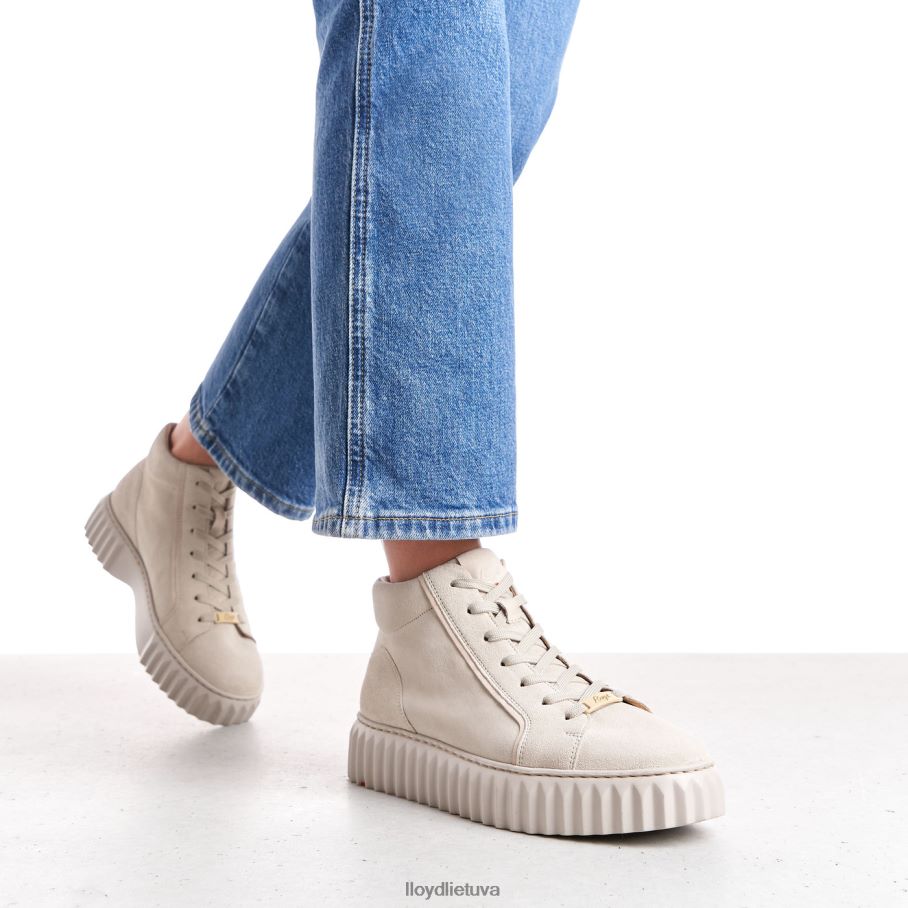 LLOYD aukšti sportbačiai moterys avalynė smėlio spalvos VF40PZ770