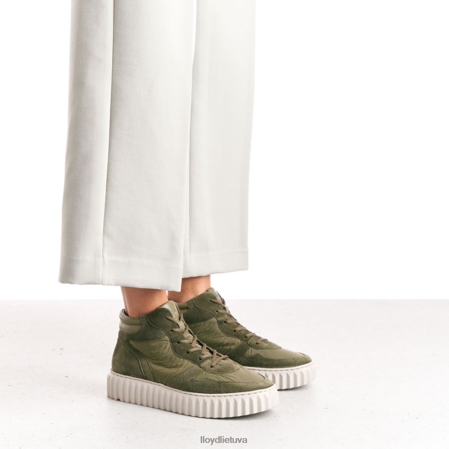 LLOYD aukšti sportbačiai moterys avalynė žalias VF40PZ769