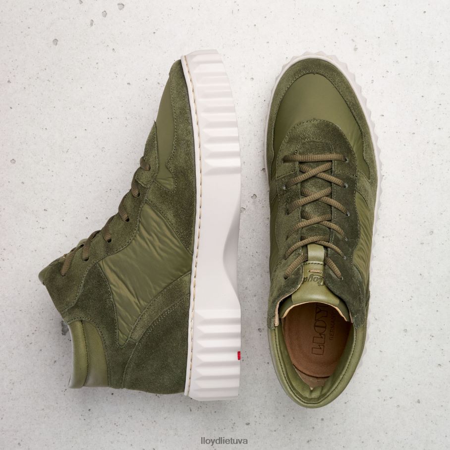 LLOYD aukšti sportbačiai moterys avalynė žalias VF40PZ769