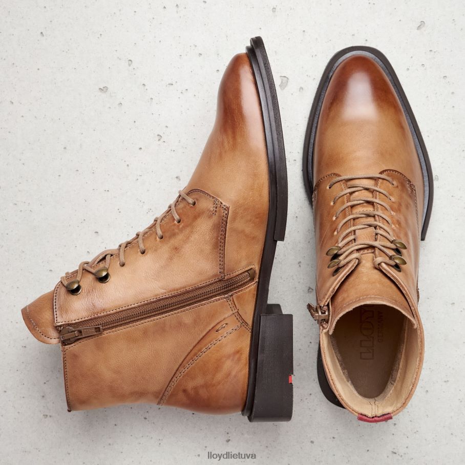 LLOYD avies odos kulkšnies batai moterys avalynė rudas VF40PZ1002