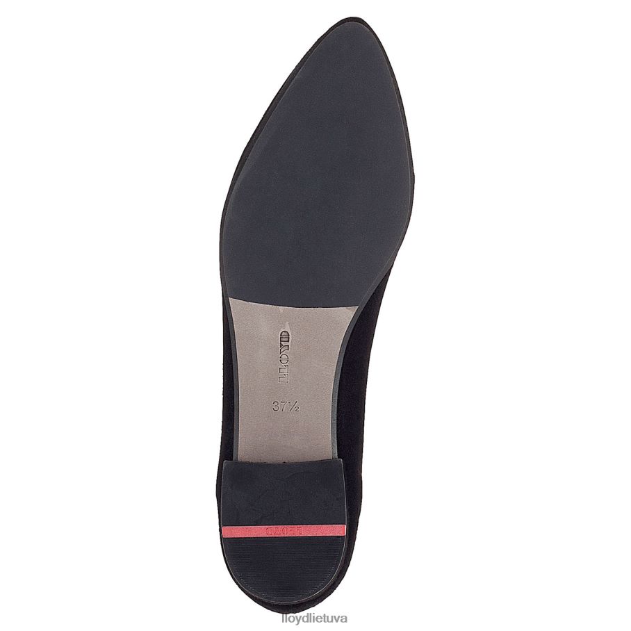 LLOYD balerina moterys avalynė juodas VF40PZ1142