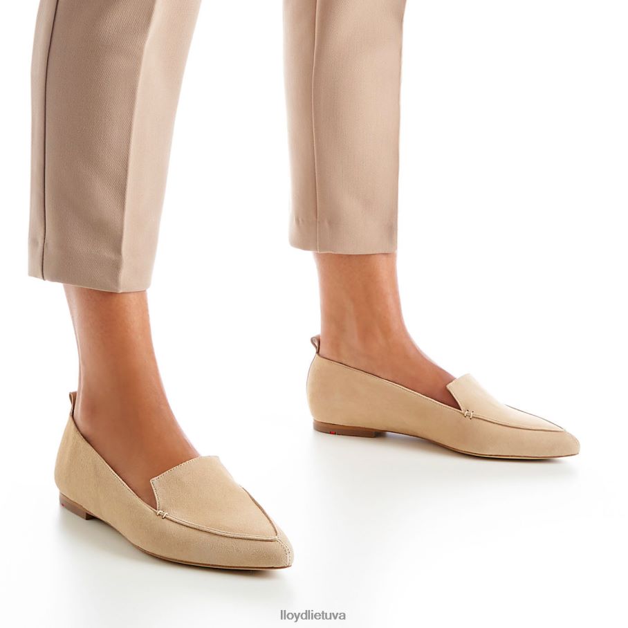LLOYD balerinos šlepetės moterys avalynė smėlio spalvos VF40PZ1260