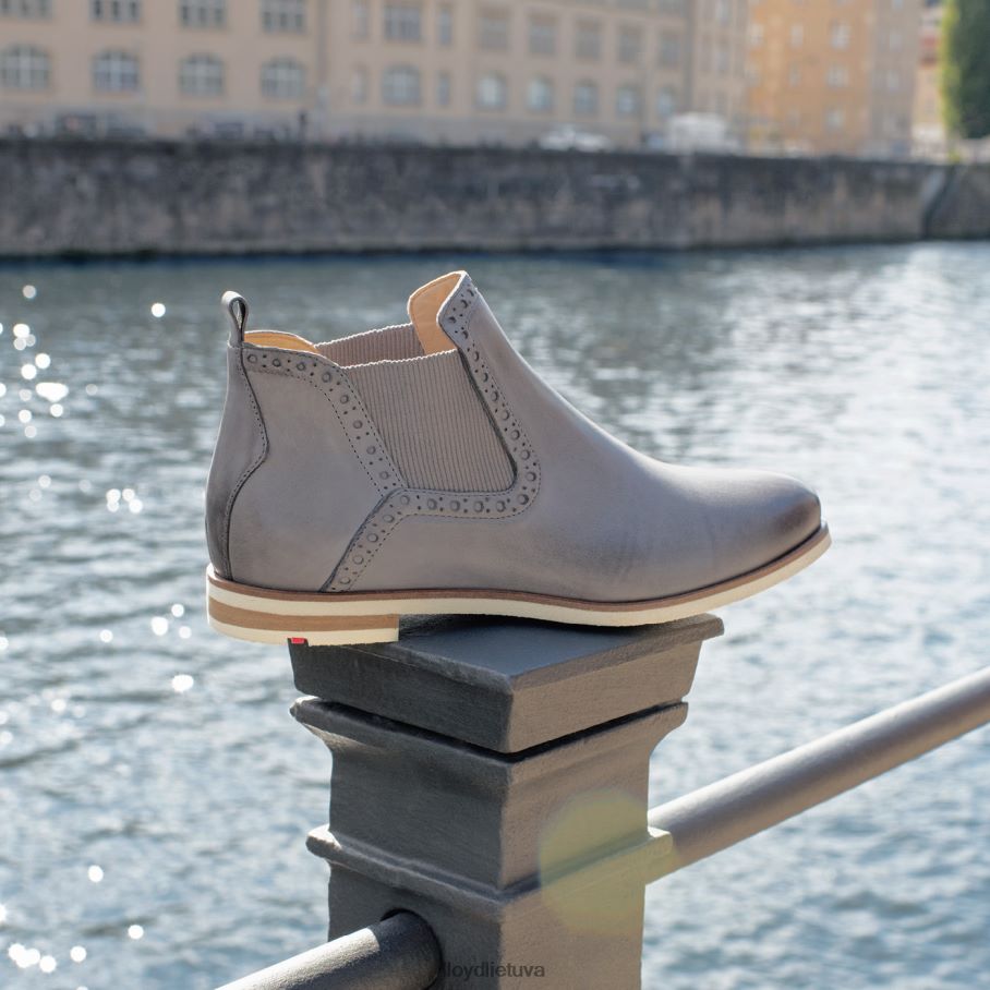 LLOYD chelsea kulkšnies batai moterys avalynė pilka VF40PZ1000