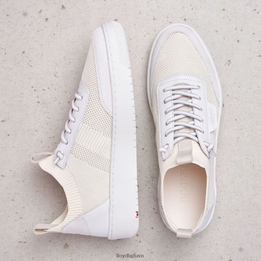 LLOYD dėmėti lygios odos sportbačiai moterys avalynė baltas VF40PZ806