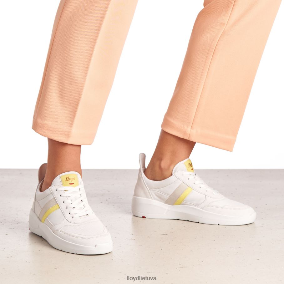LLOYD dėmėti lygios odos sportbačiai moterys avalynė baltas VF40PZ808