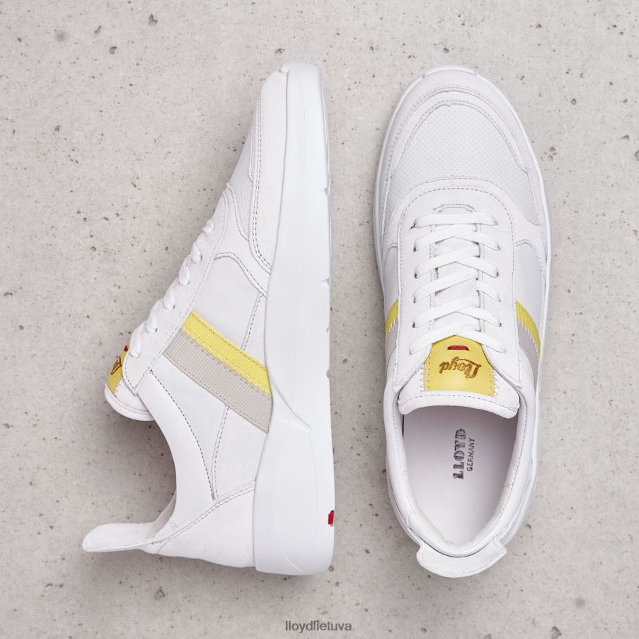 LLOYD dėmėti lygios odos sportbačiai moterys avalynė baltas VF40PZ808