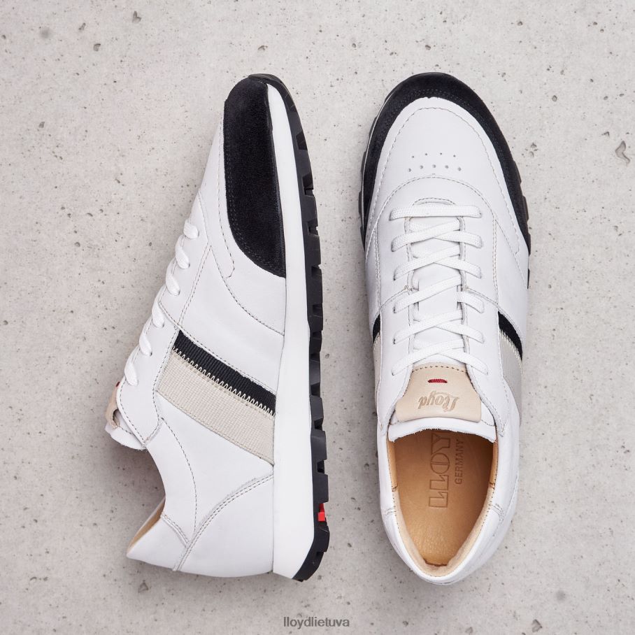 LLOYD dėmėti lygios odos sportbačiai moterys avalynė baltas VF40PZ828