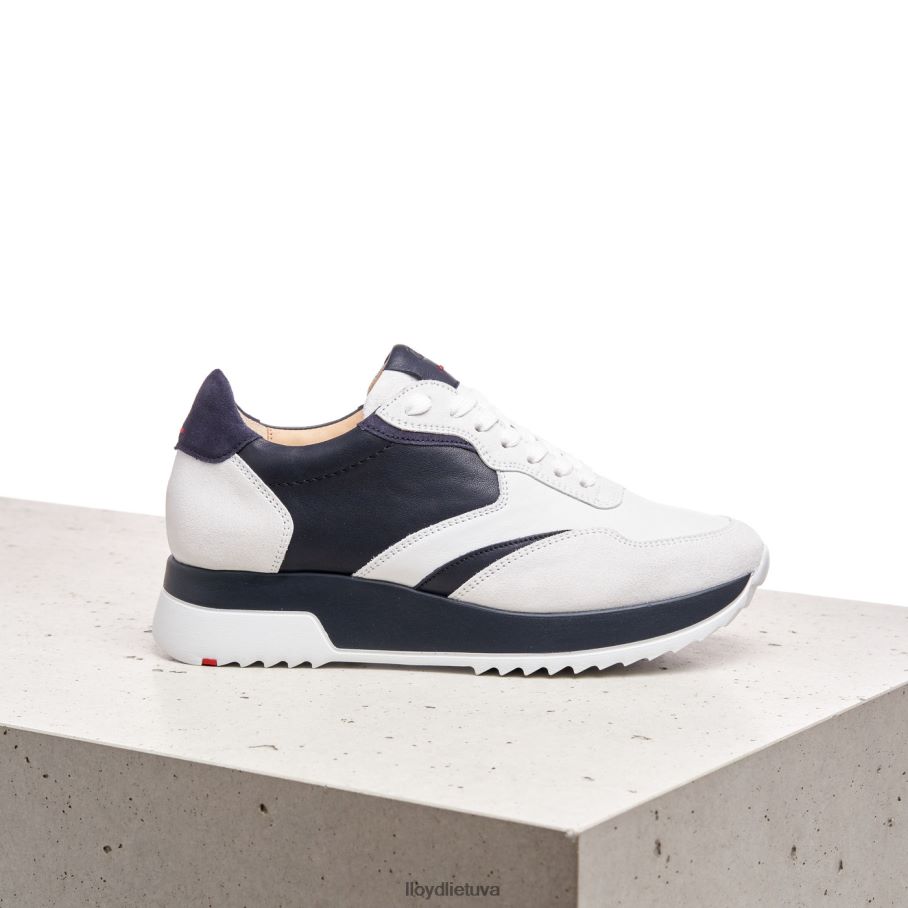 LLOYD dėmėti lygios odos sportbačiai moterys avalynė baltas VF40PZ870