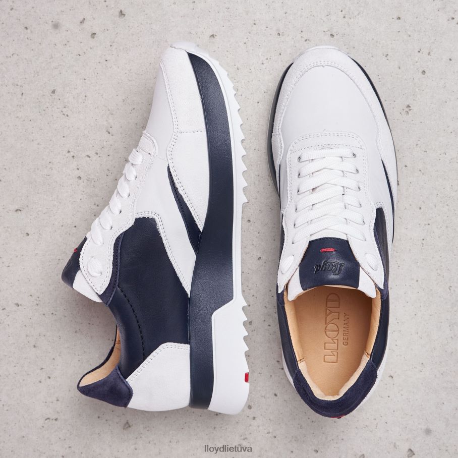 LLOYD dėmėti lygios odos sportbačiai moterys avalynė baltas VF40PZ870