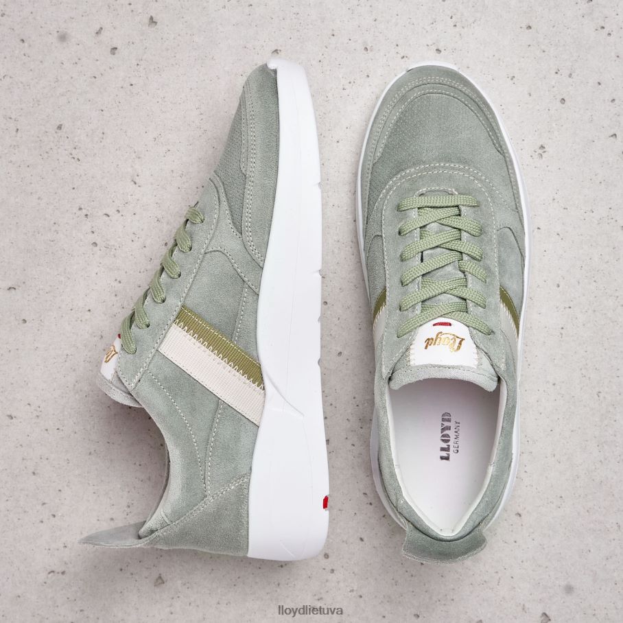 LLOYD dėmėti lygios odos sportbačiai moterys avalynė žalias VF40PZ809