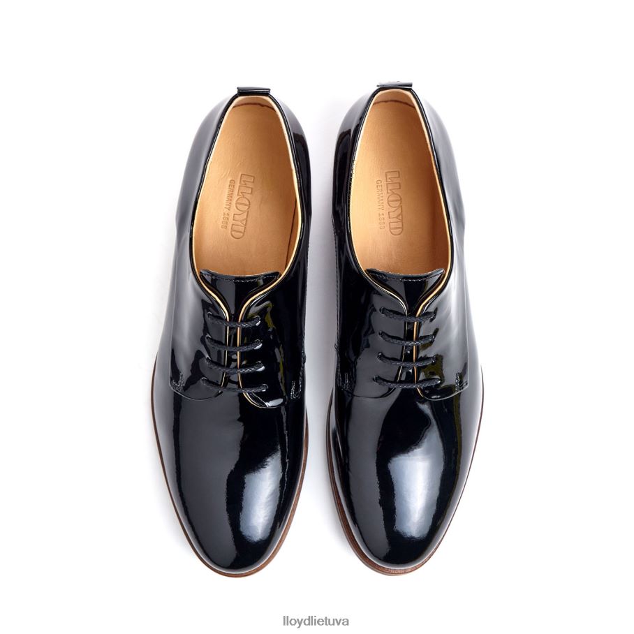 LLOYD dėmėti suvarstomi pusbačiai moterys avalynė juodas VF40PZ1047