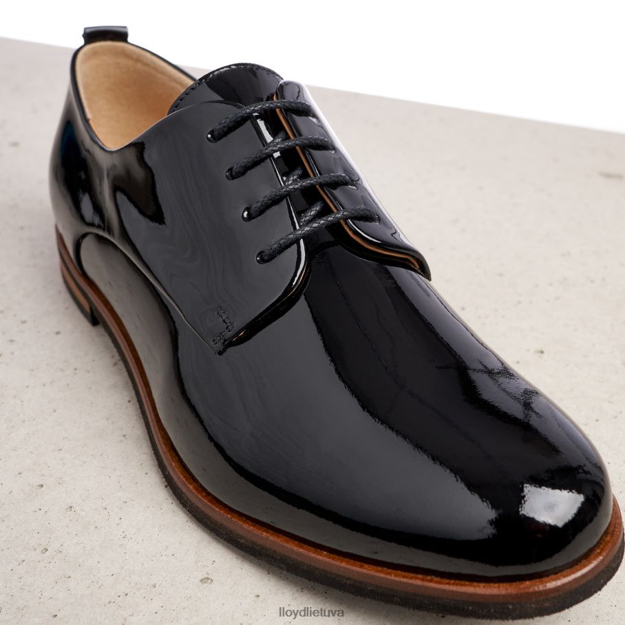 LLOYD dėmėti suvarstomi pusbačiai moterys avalynė juodas VF40PZ1047