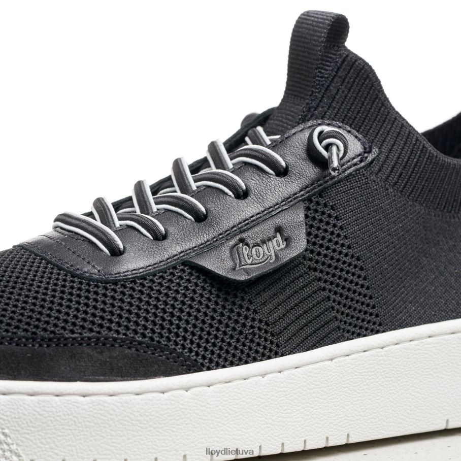 LLOYD glotnios odinės spalvos sportbačiai moterys avalynė juodas VF40PZ822