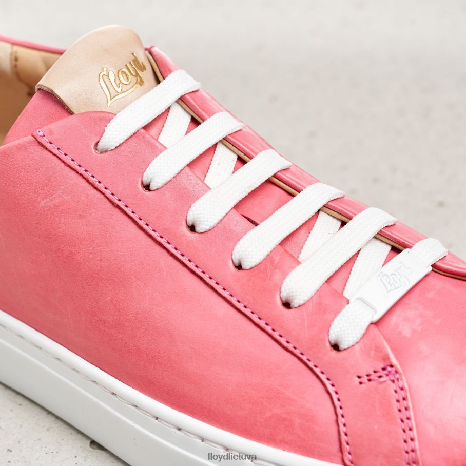 LLOYD glotnios odinės spalvos sportbačiai moterys avalynė rožinis VF40PZ842