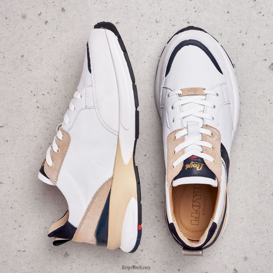 LLOYD glotnios odinės spalvos sportbačiai moterys avalynė sujungti VF40PZ833