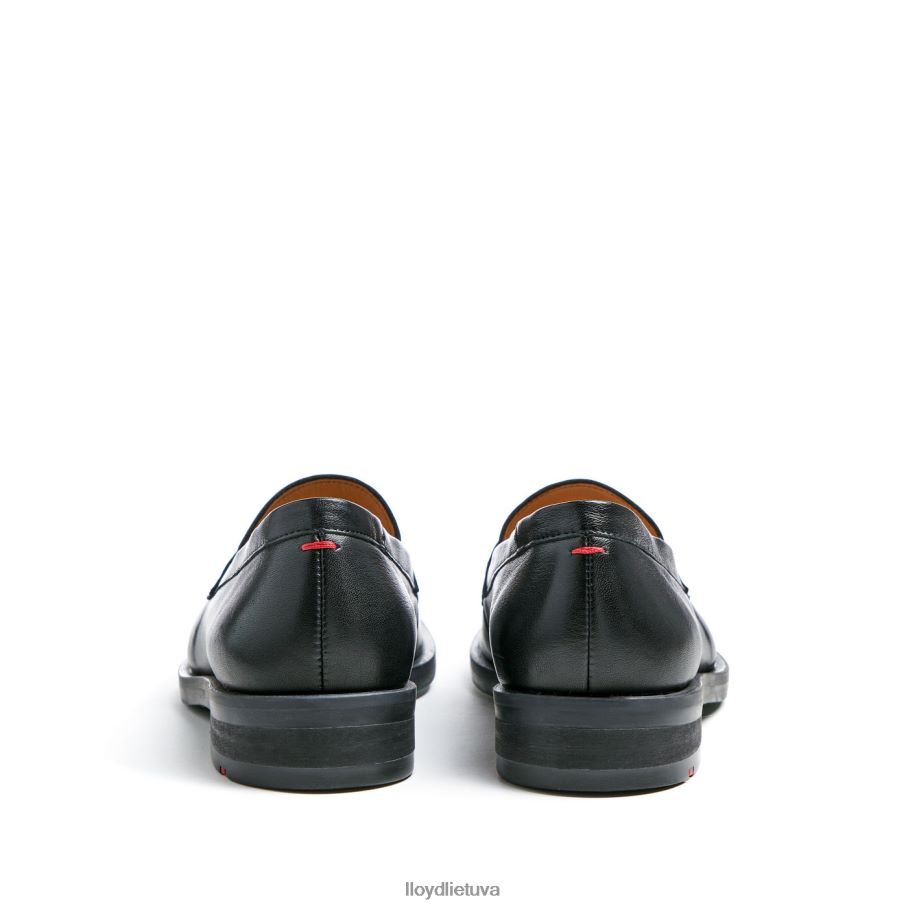 LLOYD glotnios odinės šlepetės moterys avalynė juodas VF40PZ1025