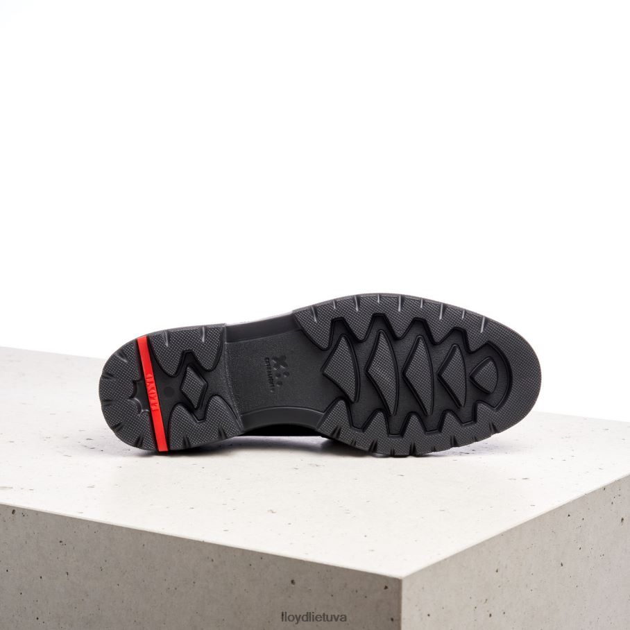 LLOYD glotnios odinės šlepetės moterys avalynė juodas VF40PZ1357