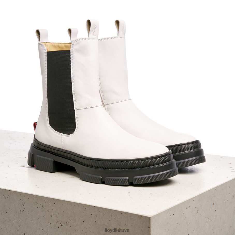 LLOYD glotnios odos slydimo batai moterys avalynė baltas VF40PZ875