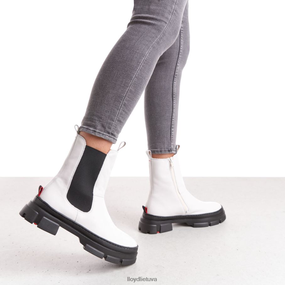 LLOYD glotnios odos slydimo batai moterys avalynė baltas VF40PZ875