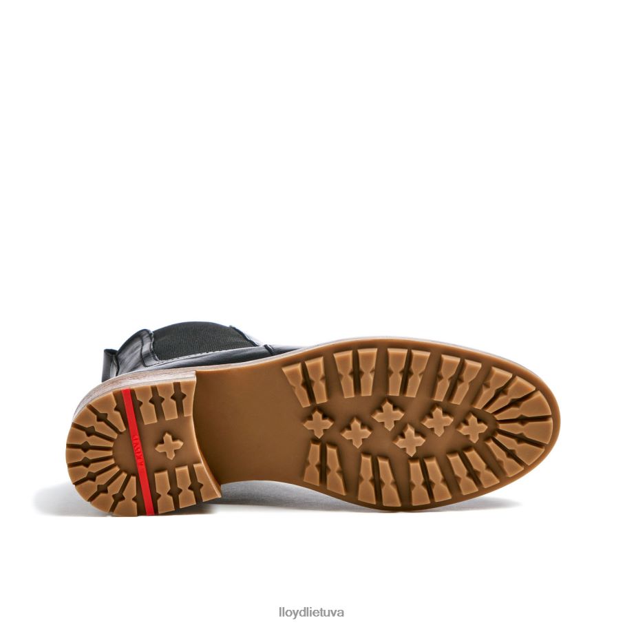 LLOYD glotnios odos slydimo batai moterys avalynė juodas VF40PZ923