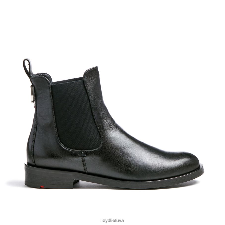 LLOYD glotnios odos slydimo batai moterys avalynė juodas VF40PZ932