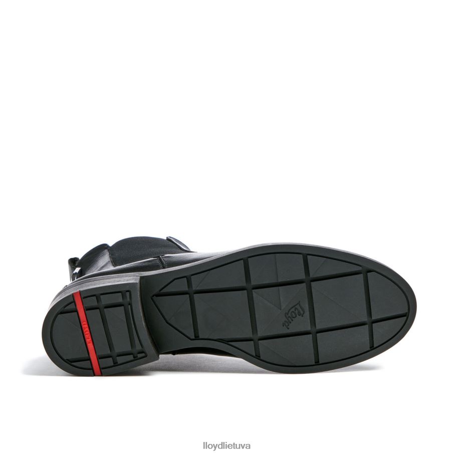 LLOYD glotnios odos slydimo batai moterys avalynė juodas VF40PZ932