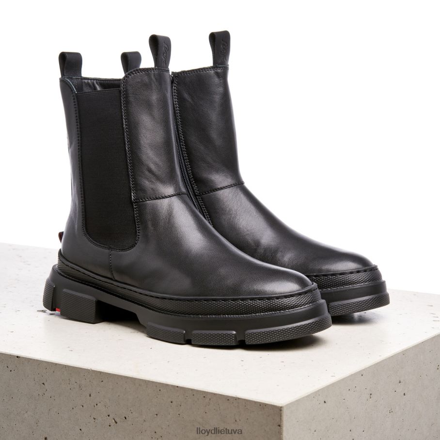 LLOYD glotnios odos slydimo batai moterys avalynė juodas VF40PZ954