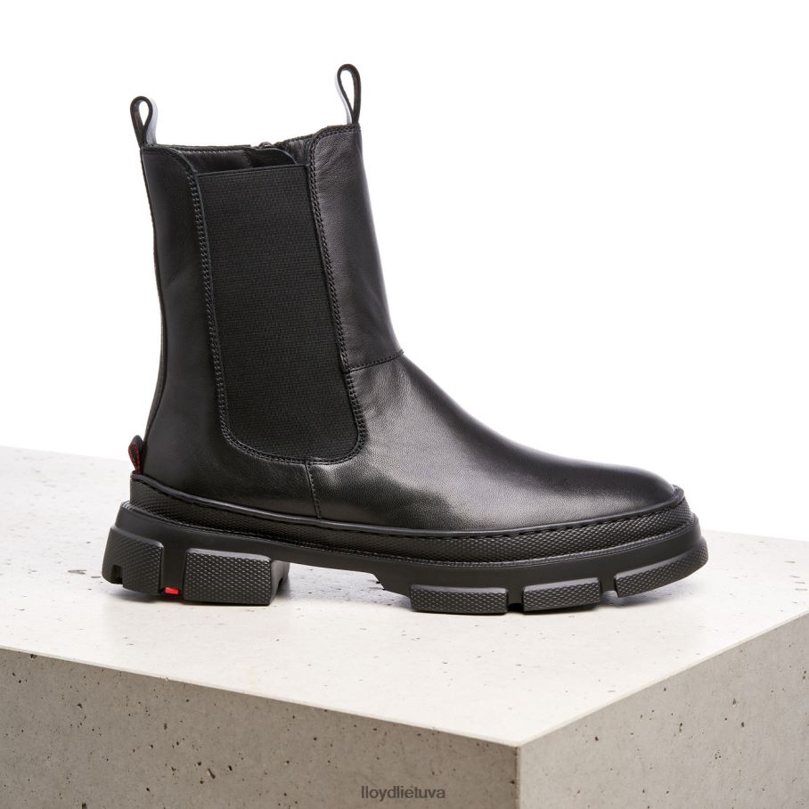 LLOYD glotnios odos slydimo batai moterys avalynė juodas VF40PZ954