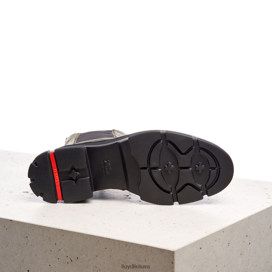 LLOYD glotnios odos slydimo batai moterys avalynė žalias VF40PZ930