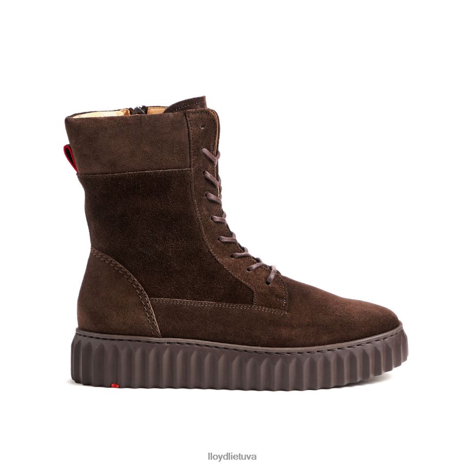 LLOYD grubios odos kulkšnies batai moterys avalynė rudas VF40PZ889