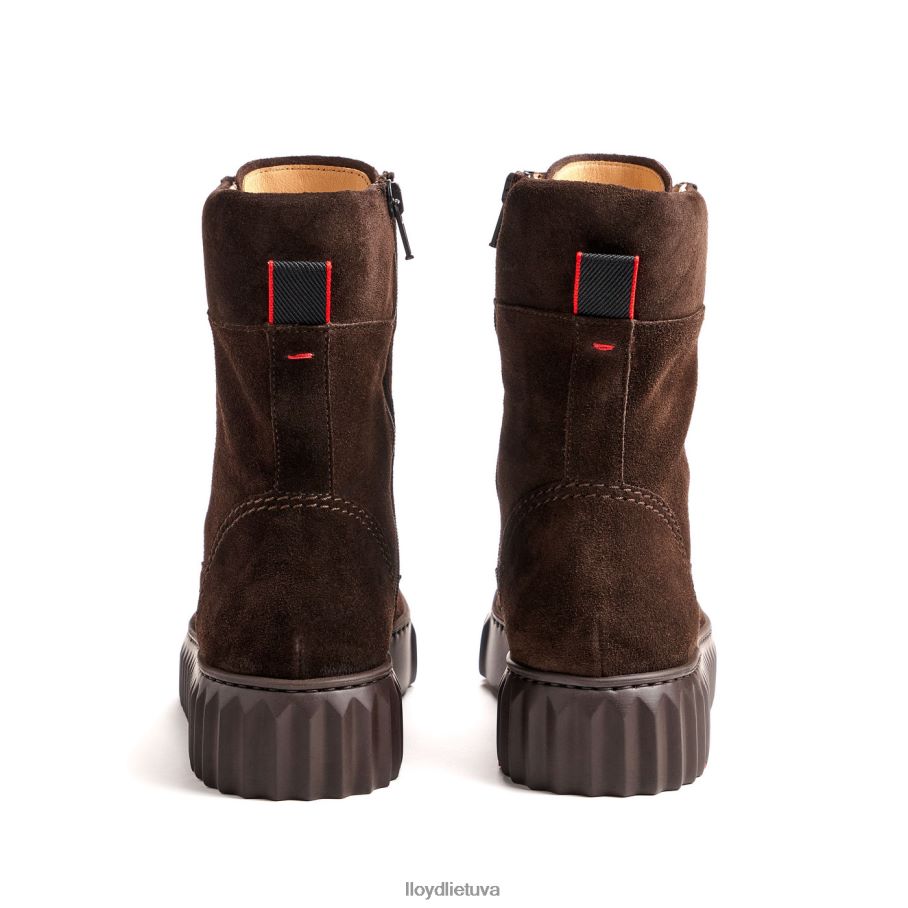 LLOYD grubios odos kulkšnies batai moterys avalynė rudas VF40PZ889