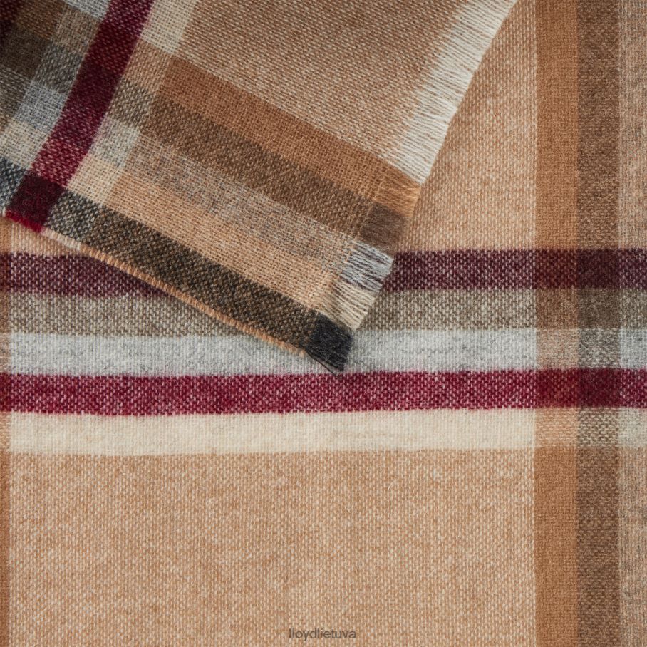 LLOYD kašmyro skalė vyrų priedai smėlio spalvos VF40PZ701